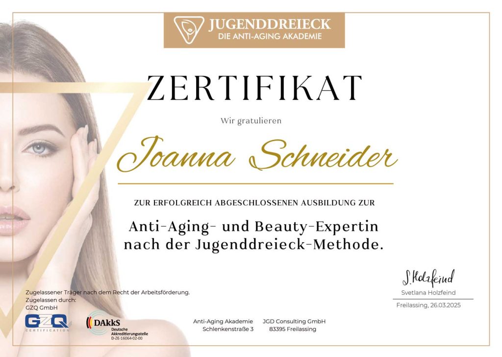 Joanna-Schneider-Jugenddreieck-Zertifikat